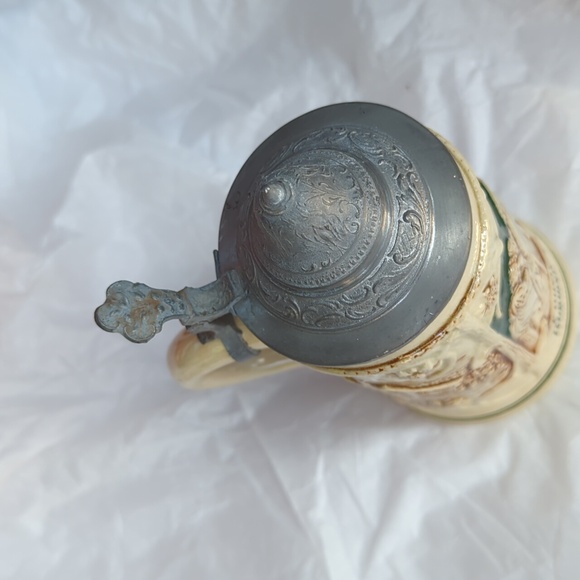 “Vintage Gerz Lidded Beer Stein – Tavern Scene – West Germany” - Picture 4 of 5